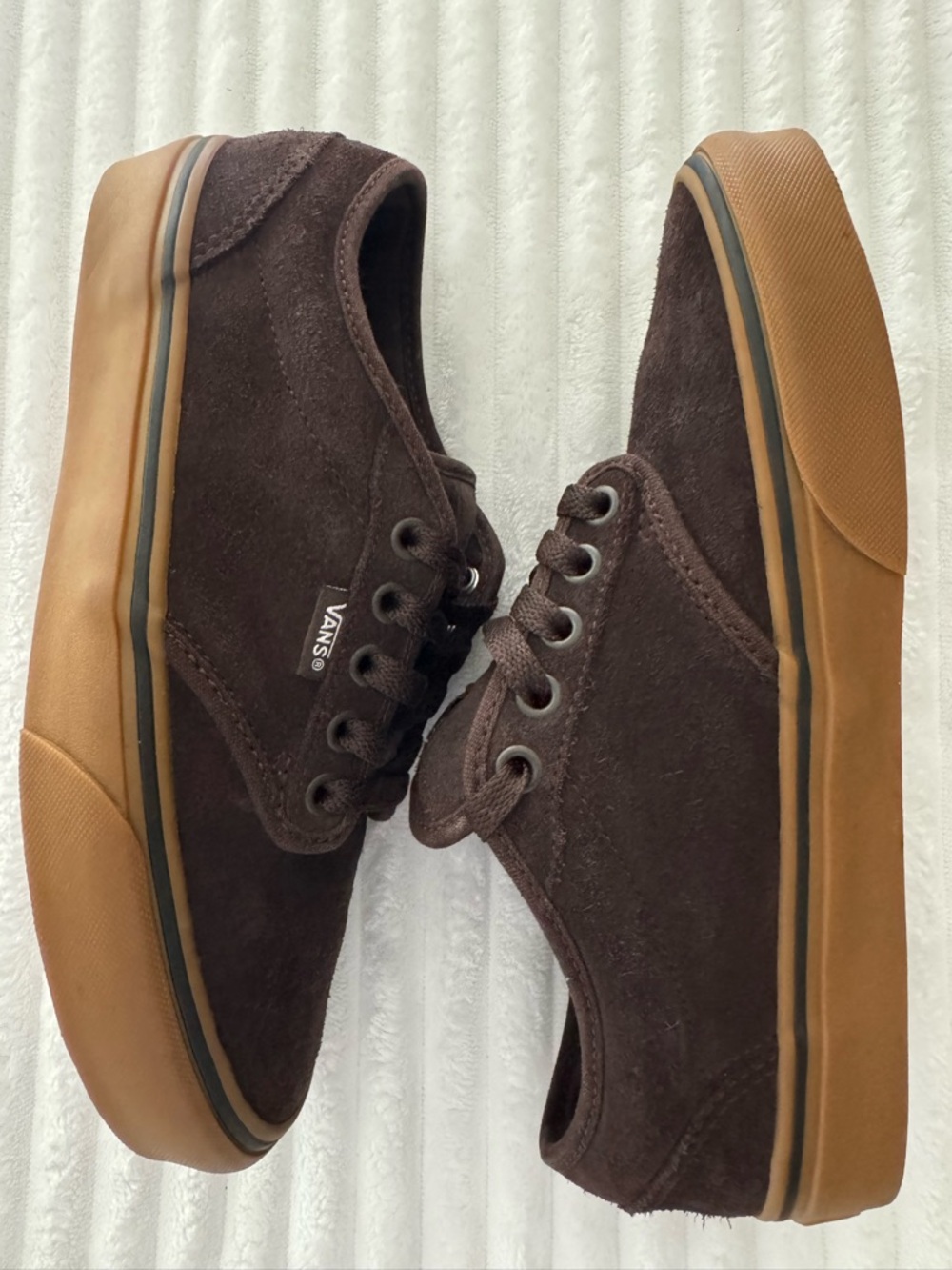 Vans‎ Atwood Suede Sneakers Brown Gum Sole Mens Size 6.5 Skate shoes